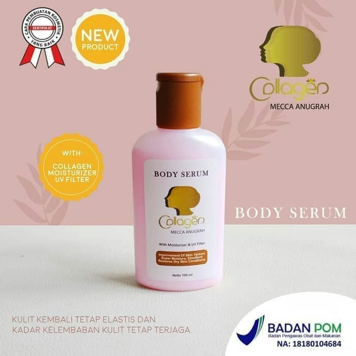 BODY SERUM MECCA ANUGRAH BPOM SERUM PEMUTIH PELEMBAB TUBUH