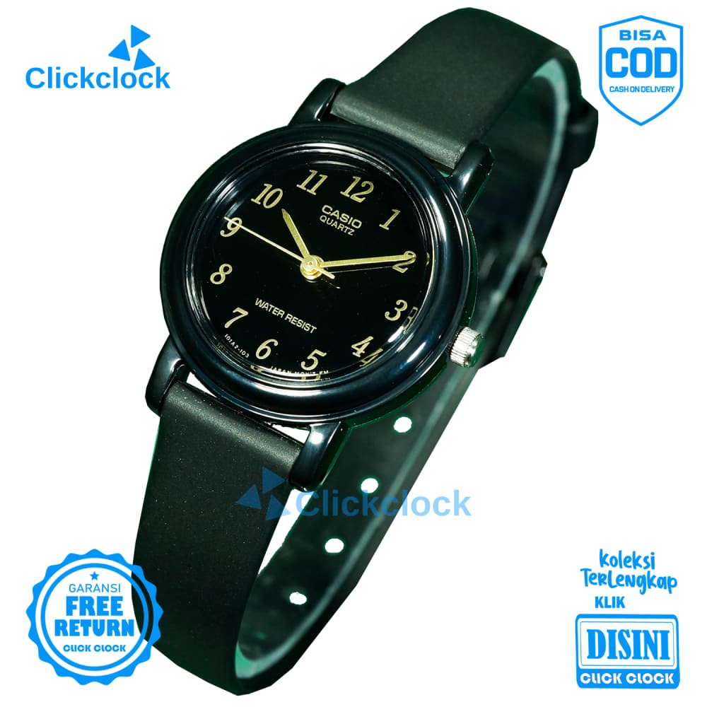 Jam Tangan Analog Wanita Formal Karet Analog,Quartz Casio 139EMV-7ALDF Watch Murah