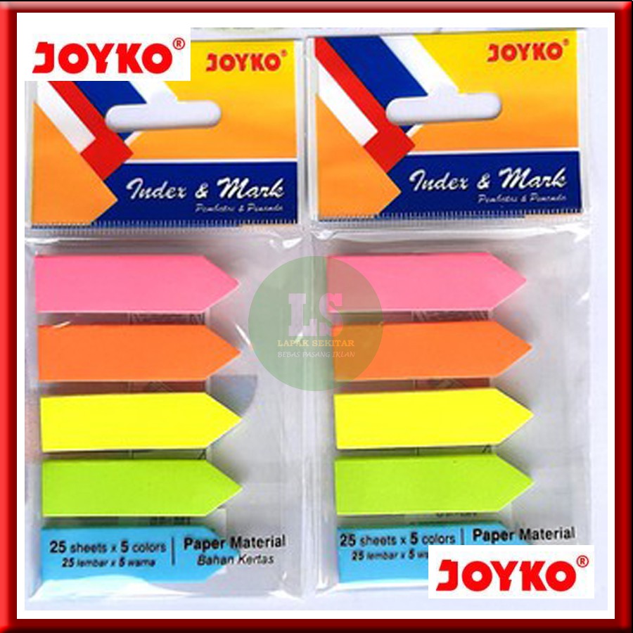 

Index & Mark / Penanda / Pembatas buku Joyko IM-43 IM-44 IM-45 IM-46 / Plastik