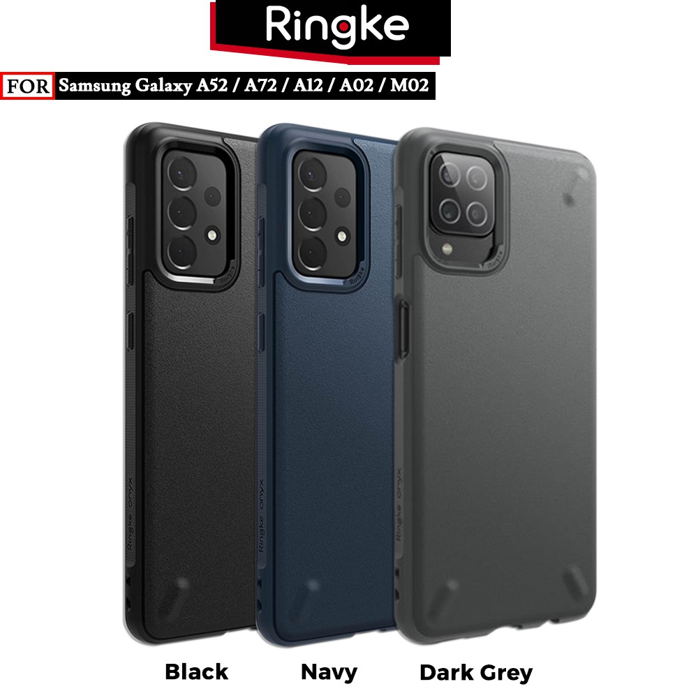 Case Samsung Galaxy A52 / A72 / A12 / A02 / M02 Ringke Onyx TPU Softcase Anti Slip casing