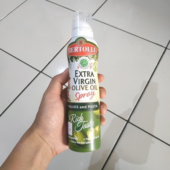 

Bertolli Extra Virgin Olive Oil Spray 145 mL. Minyak Zaitun Semprot