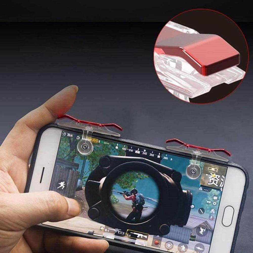 Kontroler Gamepad Agustina Untuk Aksesoris Game Ponsel Smartphone Trigger Aim Key Grip Trigger Joystick