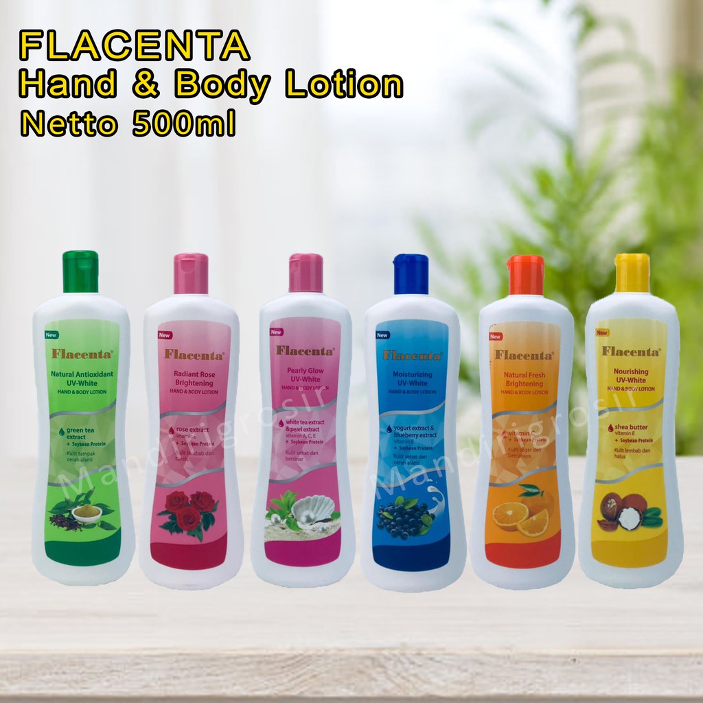 Placenta * Hand &amp; body Lotion  * Berbagai aroma * 500ml