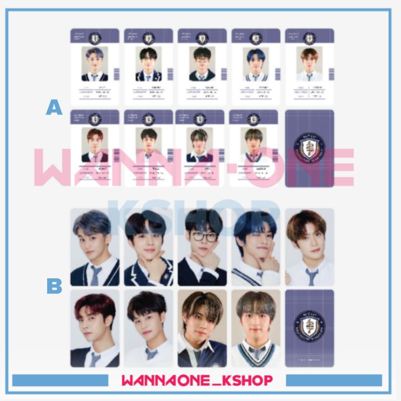 ID card photocard NCT 127 school kit 2021