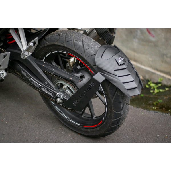 MudGuard Mud Guard Spakbor Motor Universal CBR Ninja Custom Aerox Shark Power Motor Belakang Besi