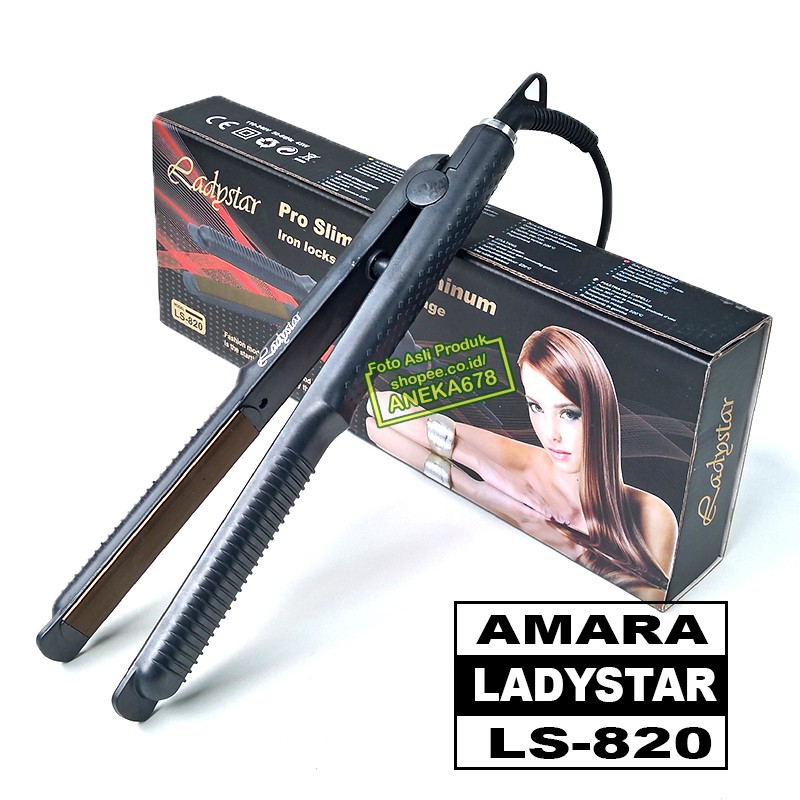 LADYSTAR LS 820 CATOKAN RAMBUT ALAT CATOK LURUS CURLY KERITING WAVE