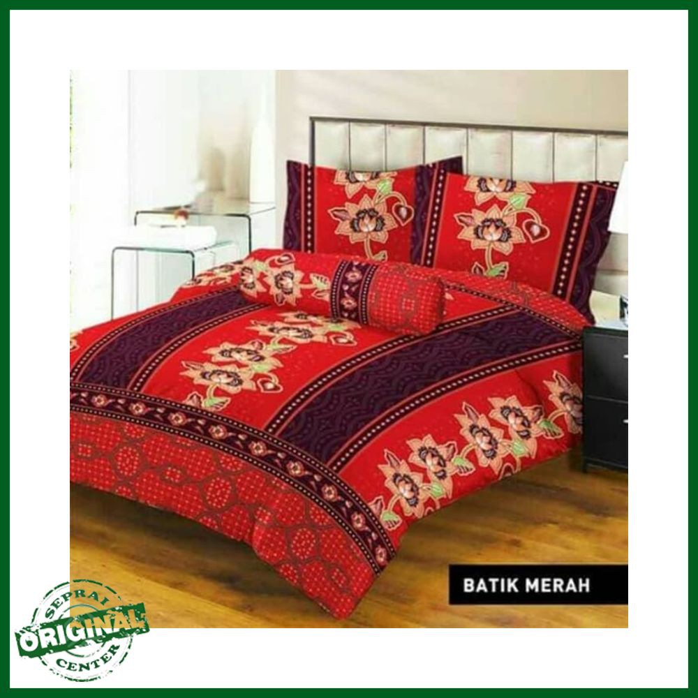 SEPREI LADY ROSE / SPREI LADY ROSE BATIK MERAH No.2 QUEEN 160 SEPRAI SPRAI BANTAL GULING