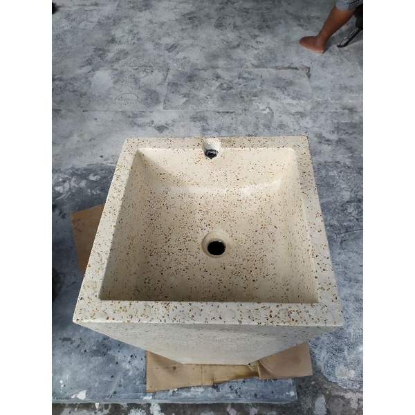 WASHTAFEL TERAZO WASHTAFEL MINIMALIST WASHTAFEL BATU MARMER WASHTAFEL MEWAH BATU ALAM TERASO