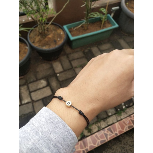 Gelang couple, gelang inisial, gelang nama