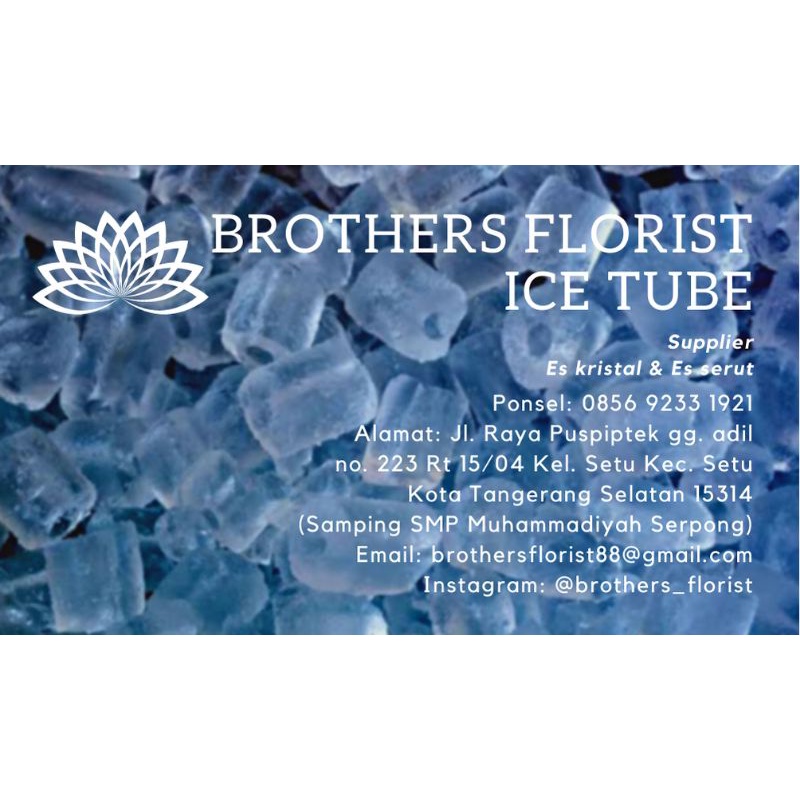 

es serut/ es kristal/ es batu/ ice tube