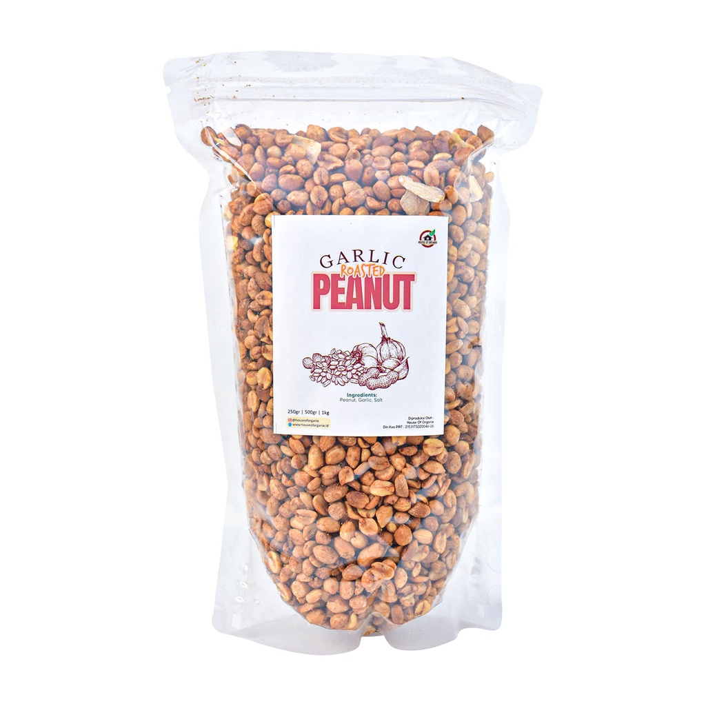 House Of Organix Garlic Roasted Peanut 1 Kg