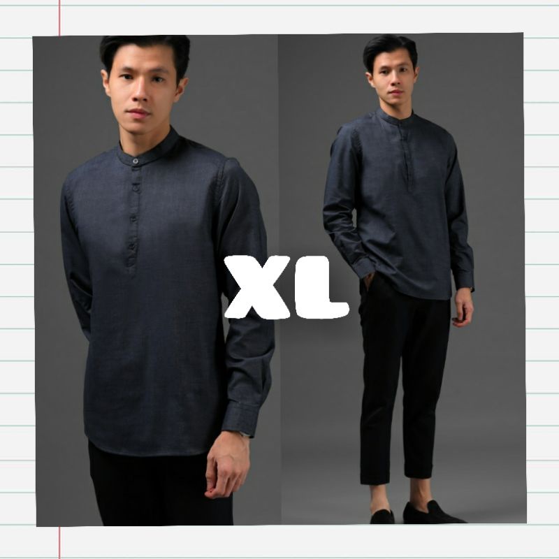 Mauza Long Sleeve Shirt Blue Denim by Heymale