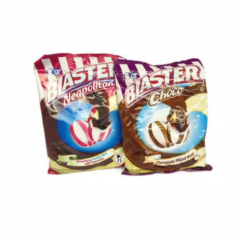 

BLASTER Permen Mint Isi Cokelat -50pcs×2,5gram
