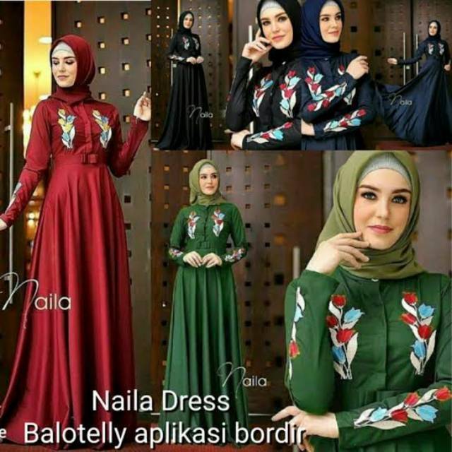 ☆ NAILA DRESS ☆ BORDIR ☆