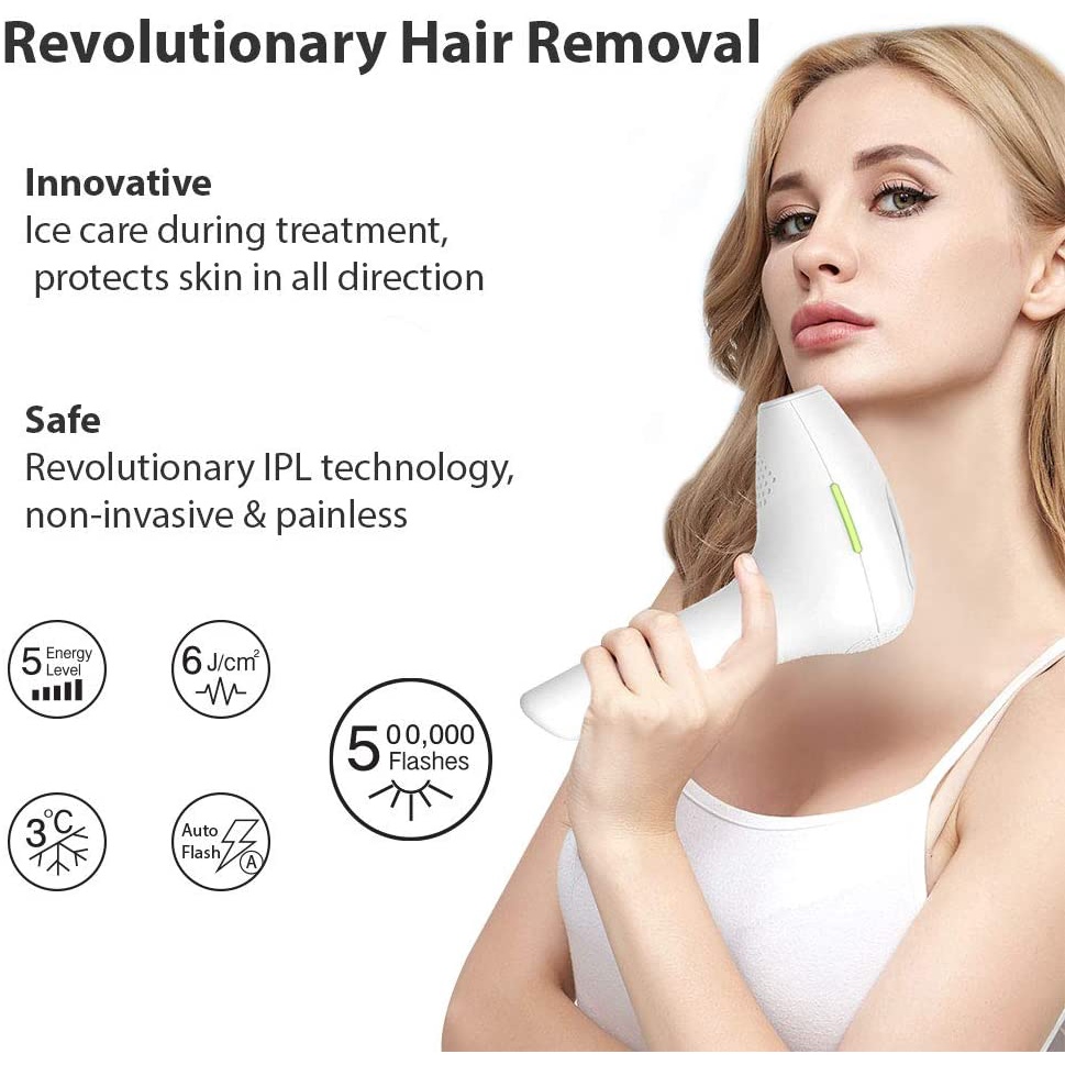 Laser Hair Removal Perontok Bulu Permanent Alat Penghilang Bulu TANPA SAKIT GARANSI / BOSIDIN D-1176 UK DESIGN GARANSI