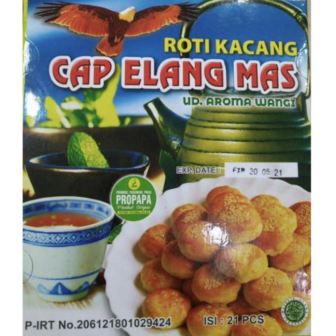 

><><><] Roti Kacang Hitam Pia Cap Elang Mas - 27 pcs