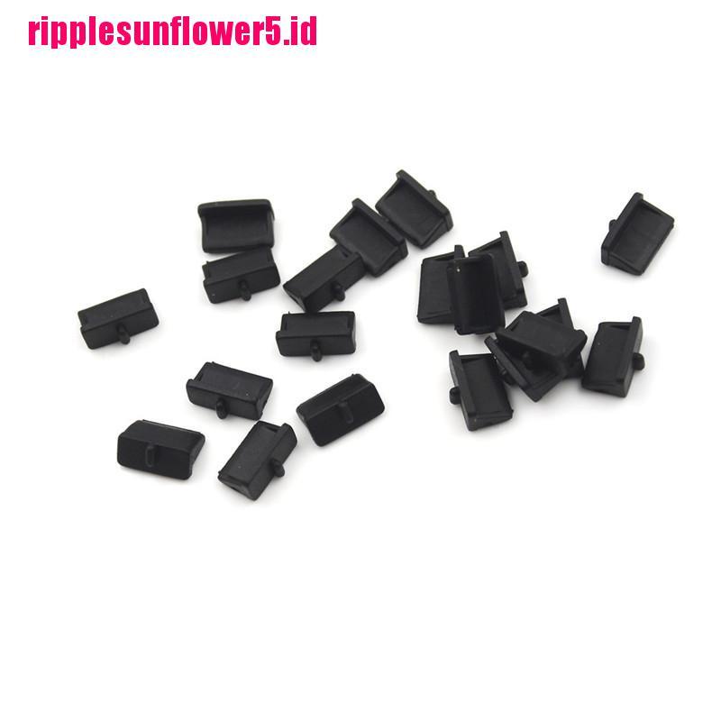 20pcs Plug Port USB Bahan Plastik Lembut Anti Debu