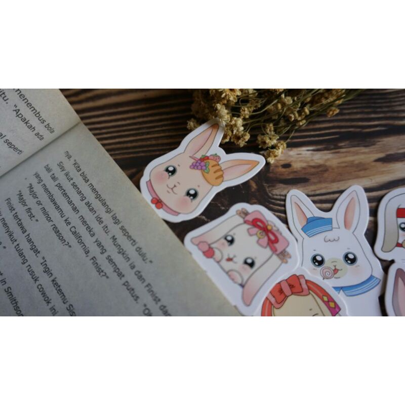 bookmark pembatas buku lucu edisi animal