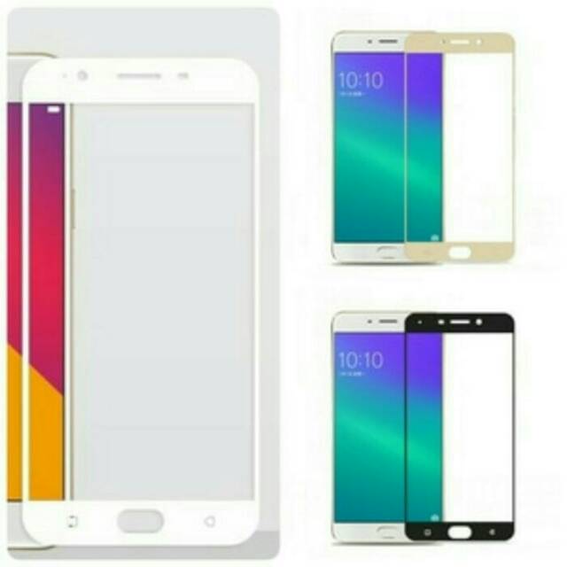 Tempered Glass Warna Oppo A57 - Color A 57
