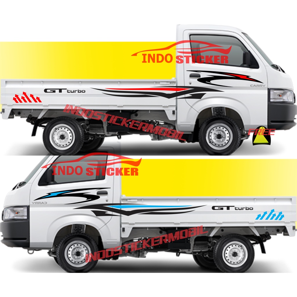 CUTTING STICKER STIKER MOBIL PICKUP CARRY STICKER MOBIL NEW SUZUKI PICK UP CARRY