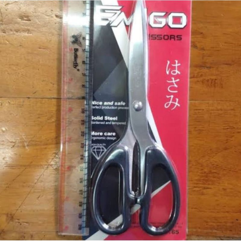 Gunting Besar - Emigo 8 inch - 20cm - Solid Steel - Sharp, Safe &amp; Cheap