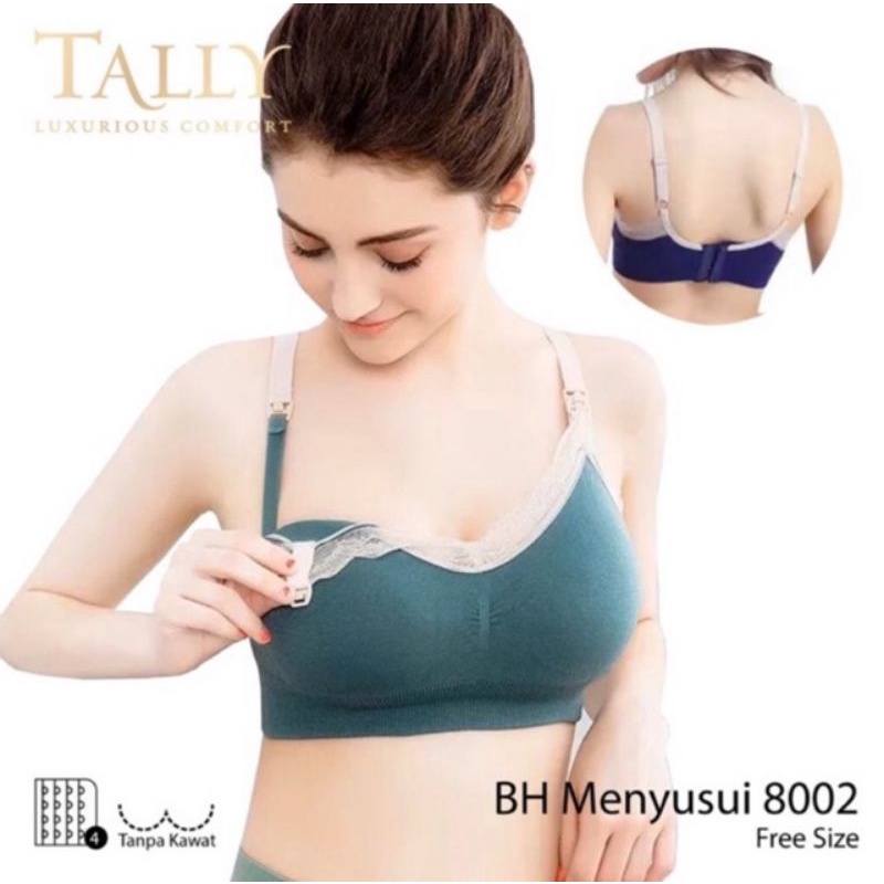 Bh Bra Menyusui Busui Maternity Nursing Bra Busa Tanpa Kawat Seamless Bra Hamil Tally 8002 Murah