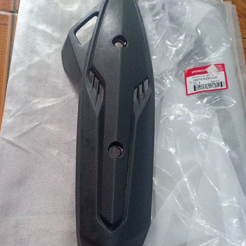 cover knalpot kzr vario 125 lama asli tameng knalpot vario 125 original