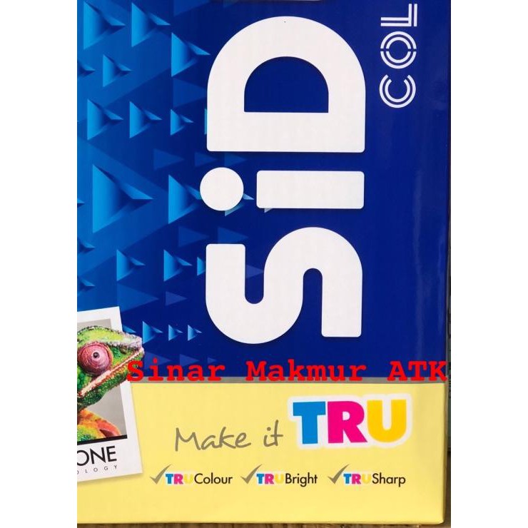 

☚ Kertas HVS Warna / Colour Paper Sinar Dunia (SIDU) A4 70gr Kuning ♞