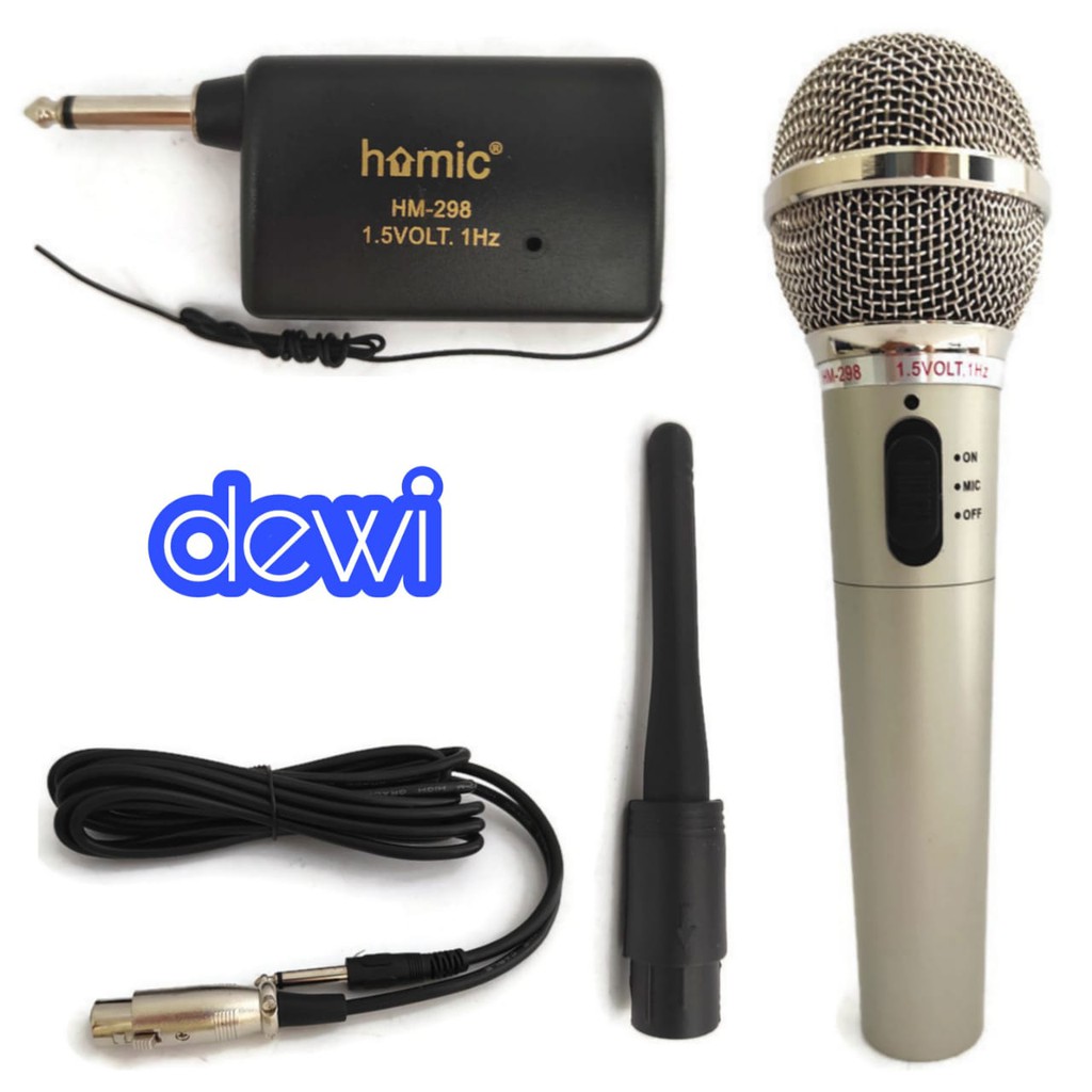 MIC HOMIC HM298 / MICROPHONE HOMIC HM-298 / MIC MURAH HOMIC HM 298