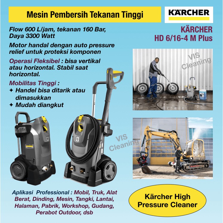 High Pressure Cleaner KARCHER HD 6/16-4M Plus (160 Bar)