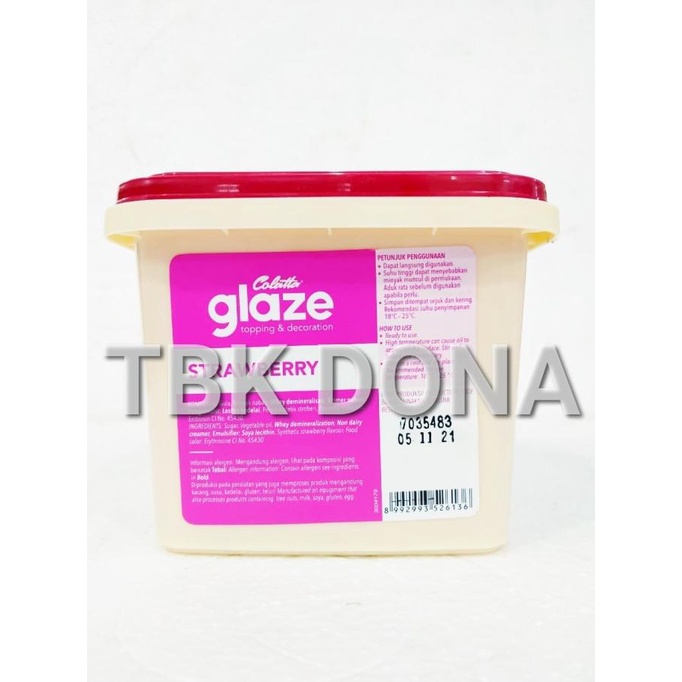 

[COD] Colatta Glaze Toping Rasa Strawberry 1 Kg [COD]