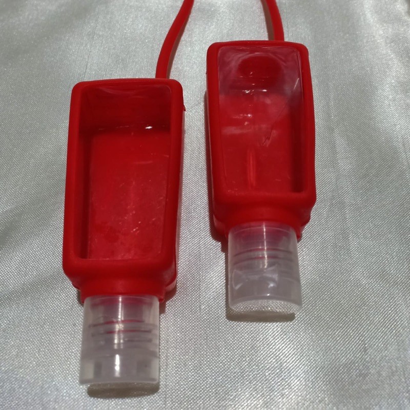 Botol Hand Sanitizer kosong gantungan tas model 30ml