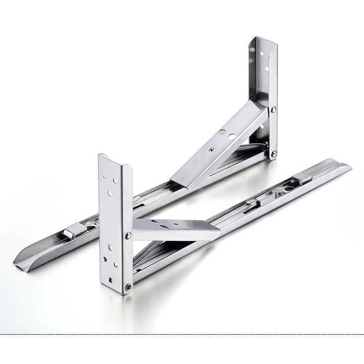 Siku Meja Lipat Rak 2PCS - Fold Bracket Dinding Stainless steel Kuat