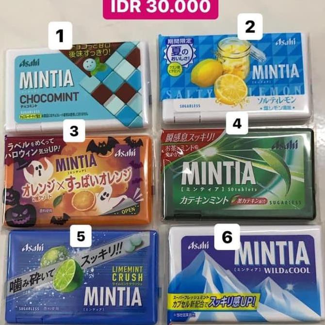 

[BISA BAYAR DITEMPAT] Asahi Mintia Candy 7gr Permen Jepang