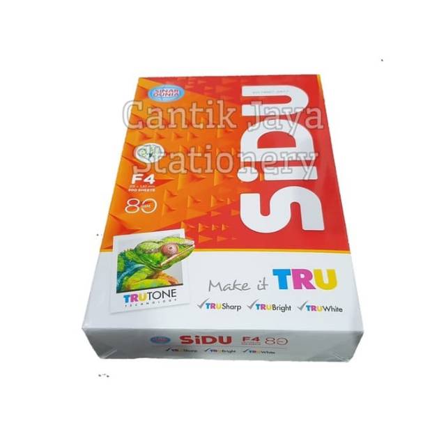 

Kertas HVS Sidu Sinar Dunia F4 80gsm