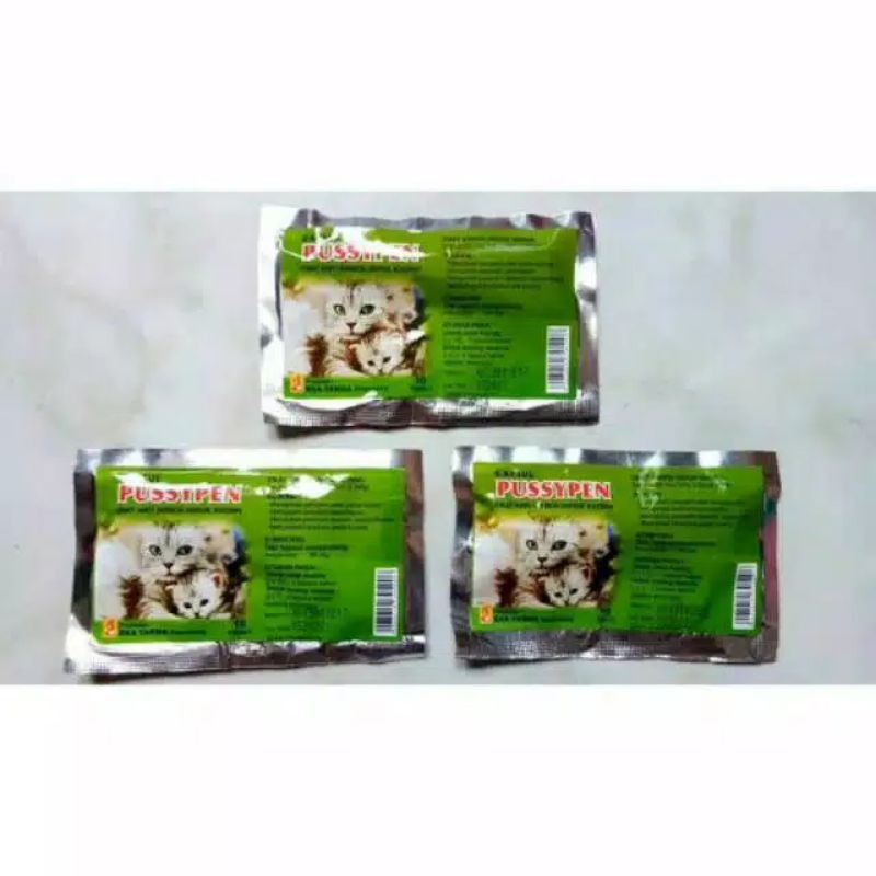 Pussypen - Obat Infeksi Kucing Obat Pilek Kucing Obat Deman Dan Sesak