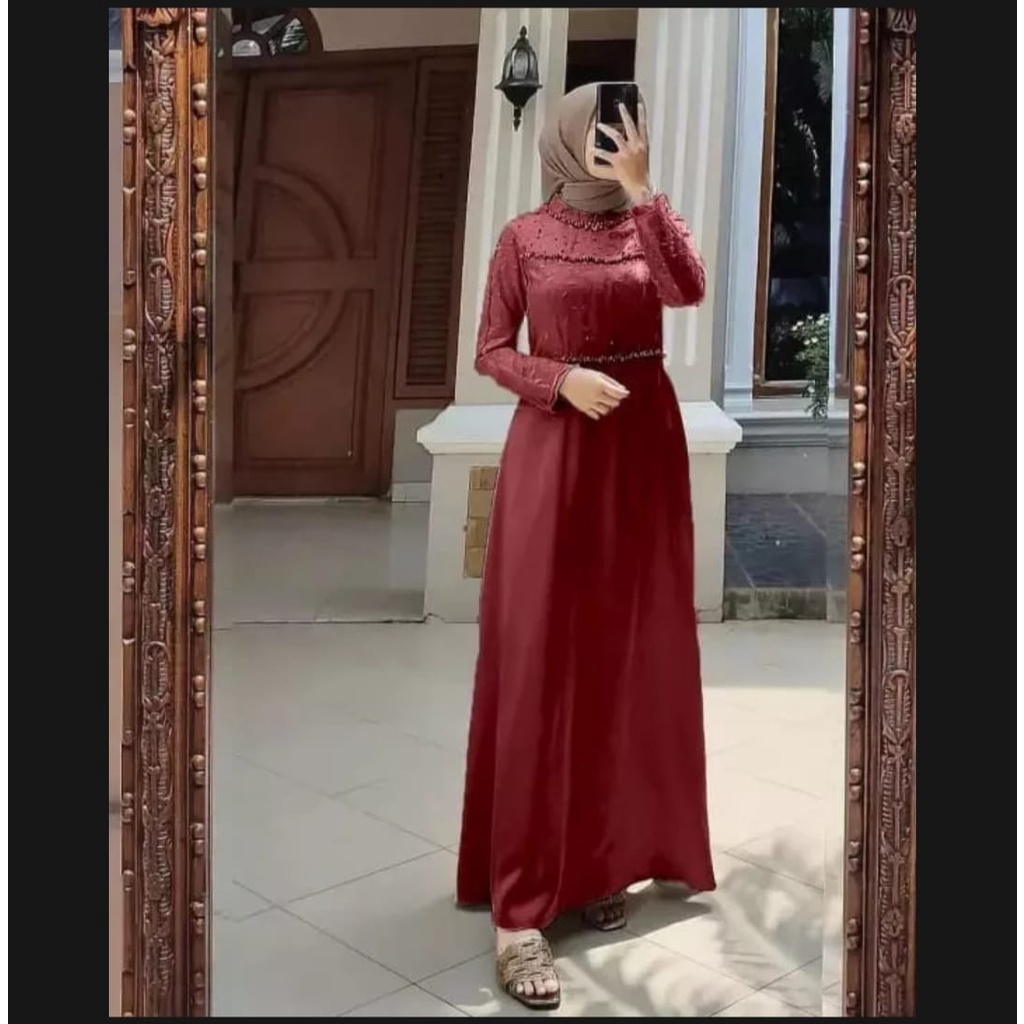 Baju Pesta Brukat Wanita Mewah // Tiara Dress // Dress Brukat Party Dres //Pakaian Wanita Kondangan // Fashion Wanita Pesta //Terbaru Kekinian 2021//Gamis Brukat Terbaru Mewah Bajurancak