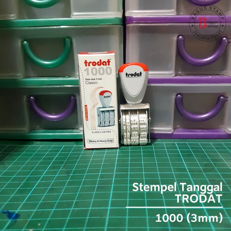 

Stempel Tanggal Manual Trodat 1000 STD Line Dater 3mm 3 mm