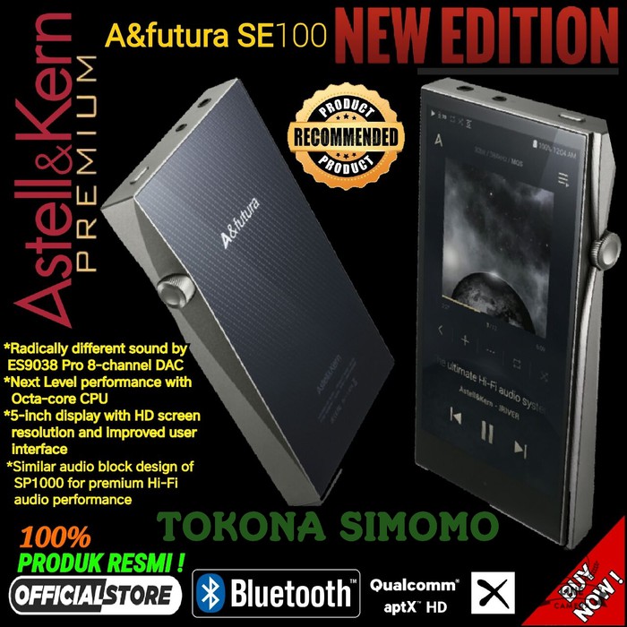 PROMO Astell & Kern A&Futura SE100 / SE 100 Premium Hi-Res DAP Original MURAH