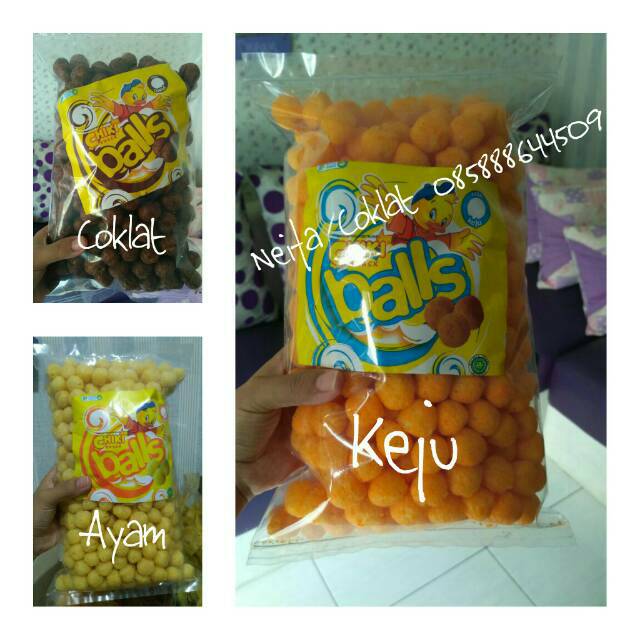 

Chiki balls 200gr Chikiballs ayam Chiki ball keju