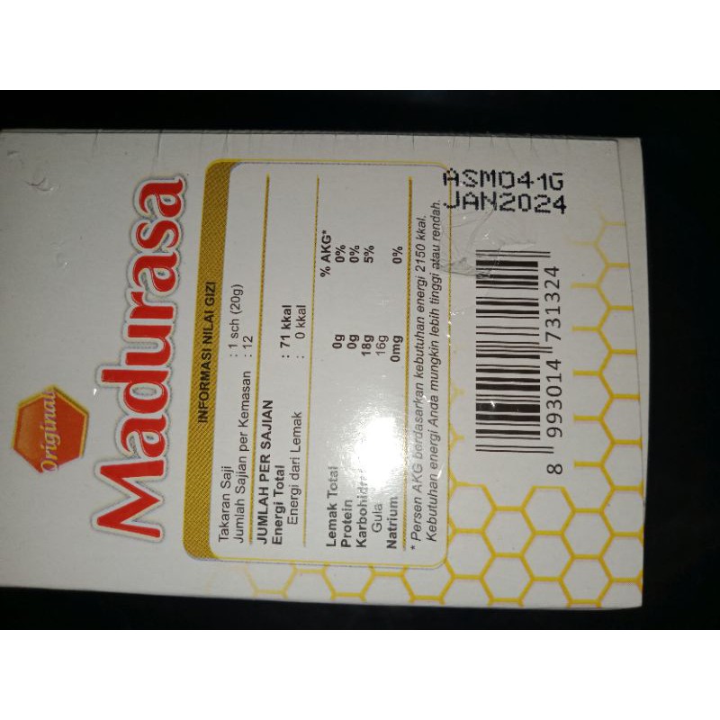 MADU SACHET MADURASA ORIGINAL JERUK NIPIS