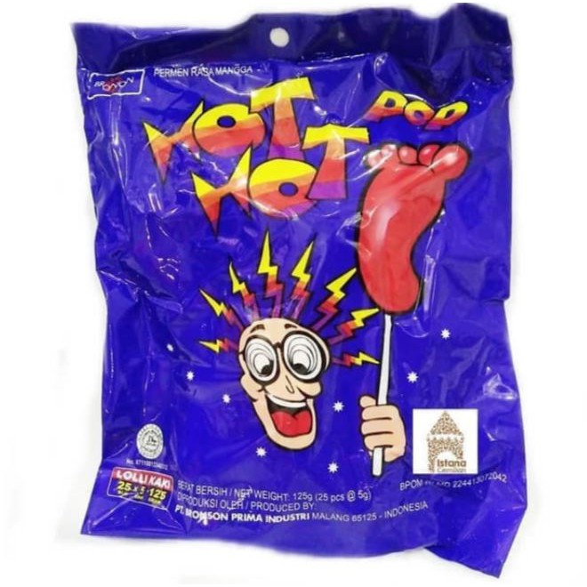 

Permen Kaki Hot Hot Pop / Permen Lollipop Kaki Hot Hot Pop (isi 25)