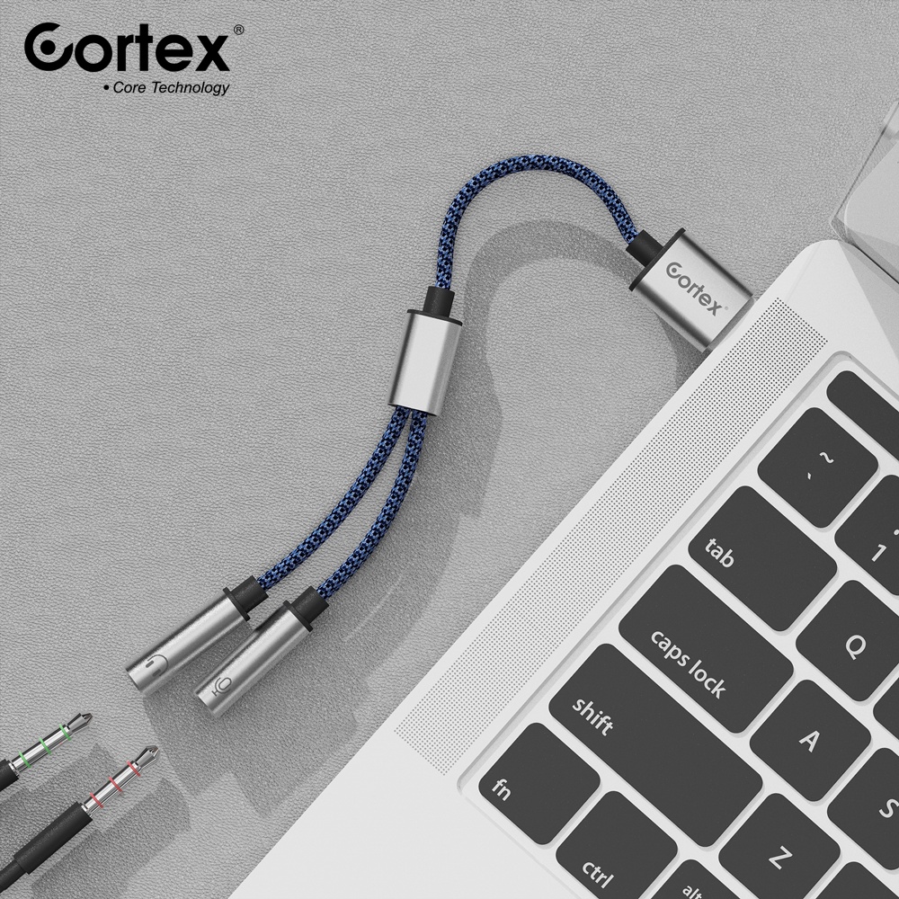 Cortex MH297 Adapter DAC USB to dual female 2in1 Kabel Audio &amp; Audio Earphone Sound Card External