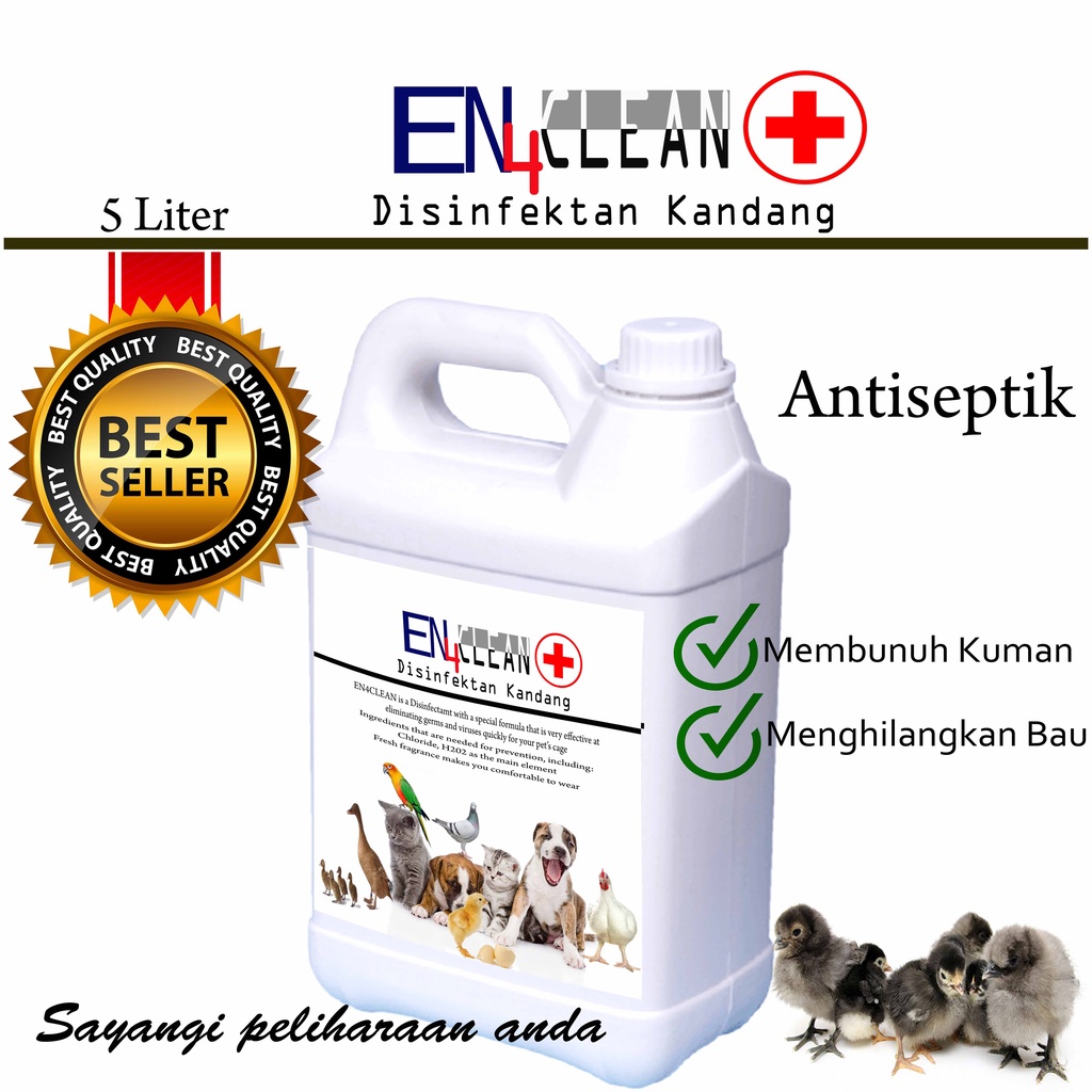 disinfektan kandang 5 liter terbaru