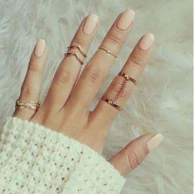 COD 6 pcs set cincin jari Fashion wanita Aksesori cincin sendi E09