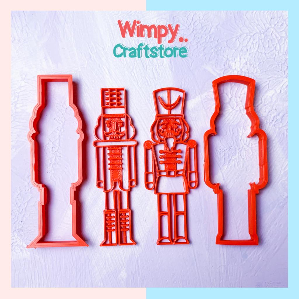 Cetakan Nutcracker Polymer Clay Cookie Cutter Cetakan Clay Cutter