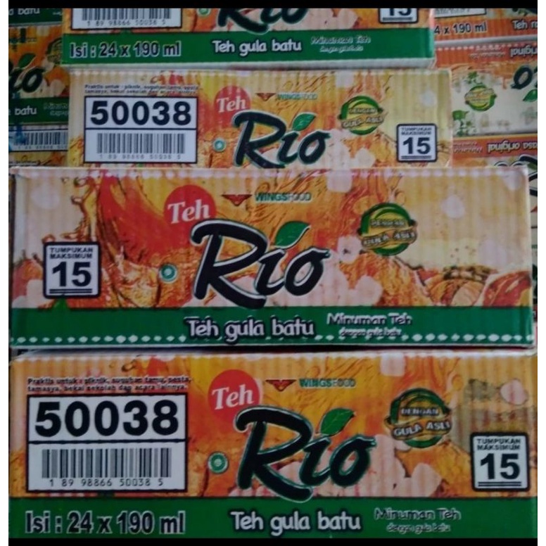 

Teh rio cup 24 x 180ml