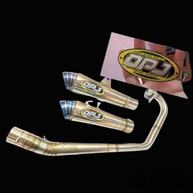 KNALPOT CUSTOM KNALPOT DPJ ORIGINAL KNALPOT DPJ FU VIXION CB GL MP SONIC GSX R15 VERZA CB150R CBR150