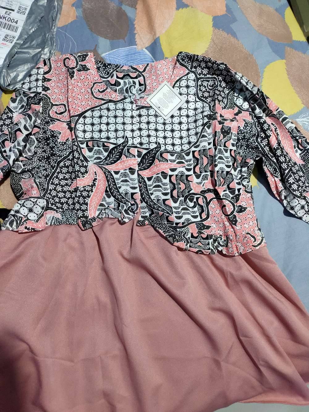 Atasan Batik Wanita Dolby Dolbi Dobby Doby Tenun Sutra Halus Best Seragam