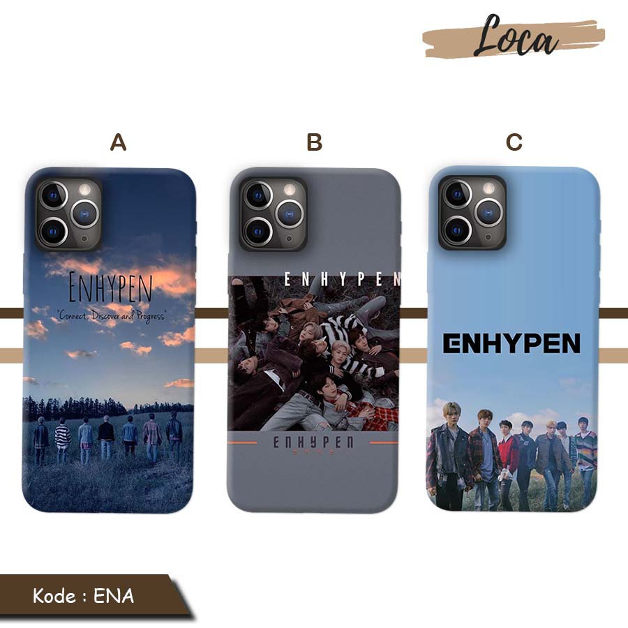 Case HP Enhypen Kpop Case Handphone Iphone Samsung Oppo Vivo Xiaomi Redmi Asus